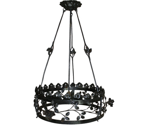 French Iron Chandelier