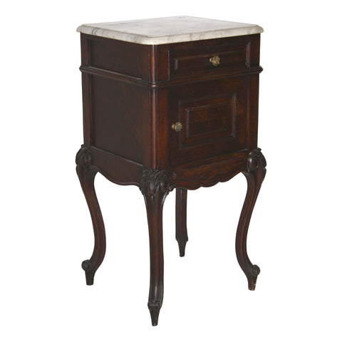 Nightstand with Marble Top