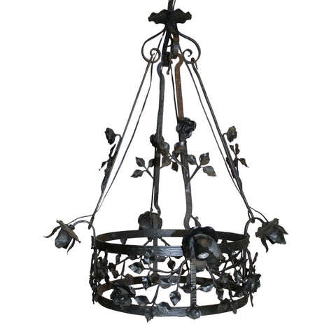 French Iron Chandelier