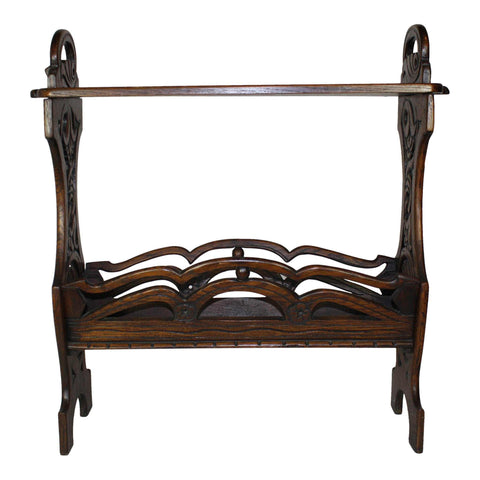 Oak Magazine Rack