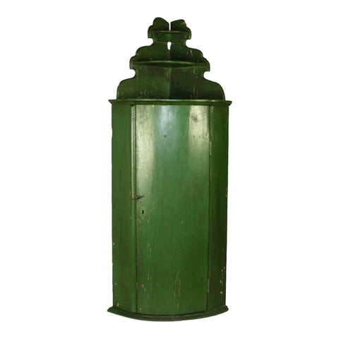 Green Corner Cabinet