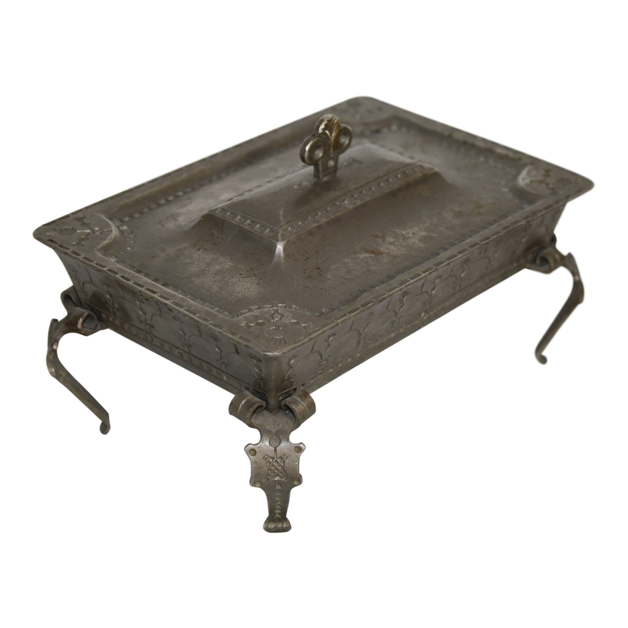 Pewter Box with Lid