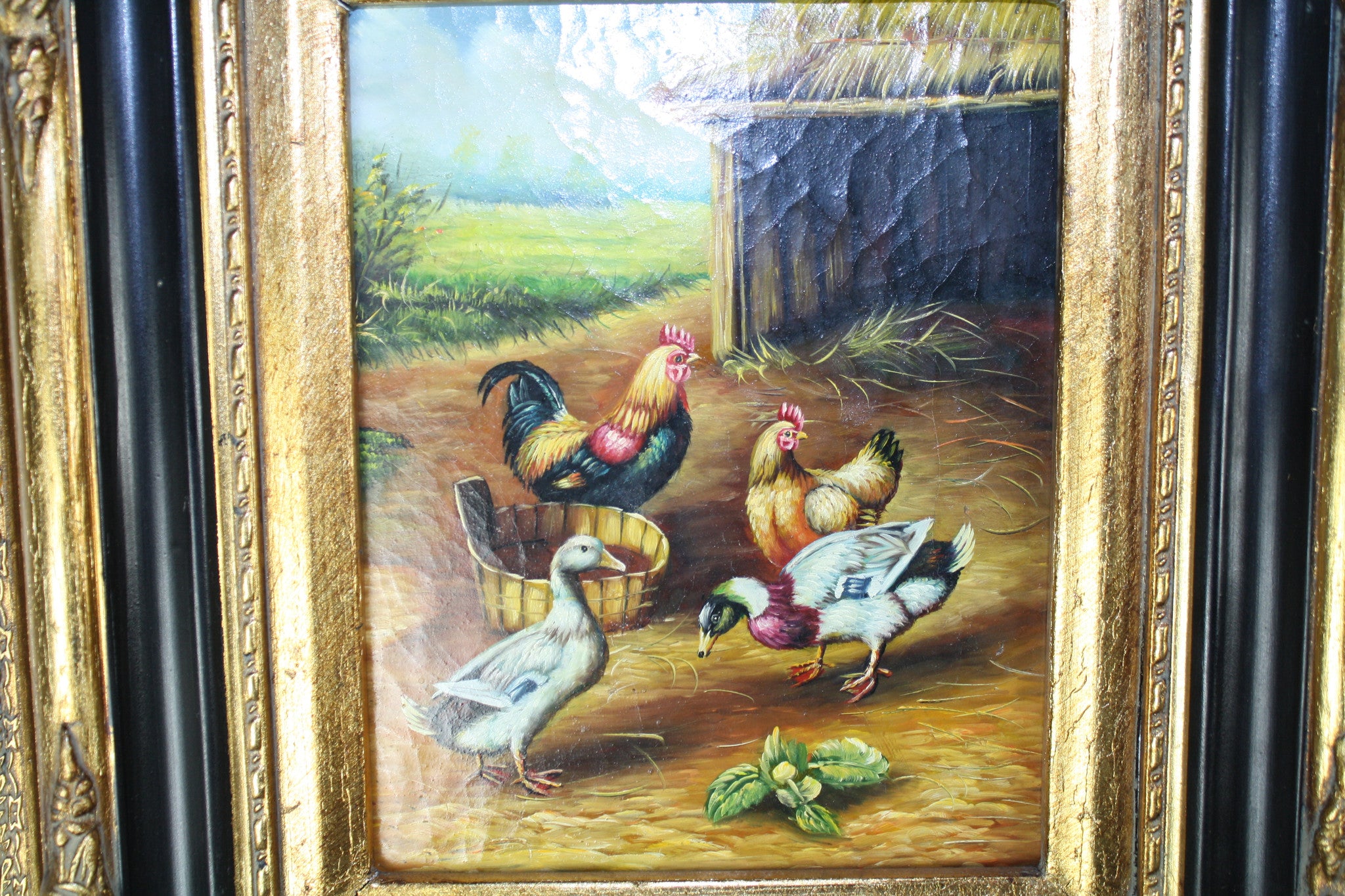 Painting of Chickens