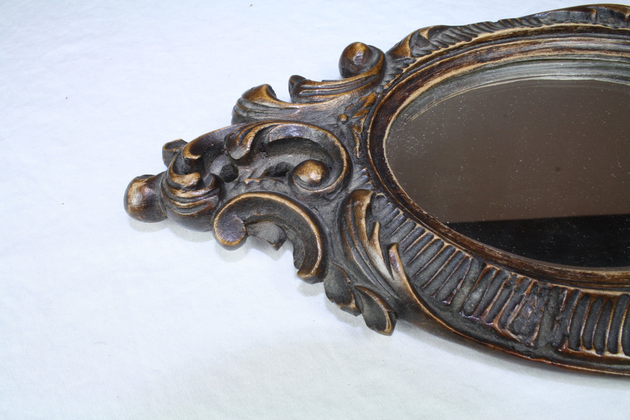 Louis XV Carved Hand Mirror