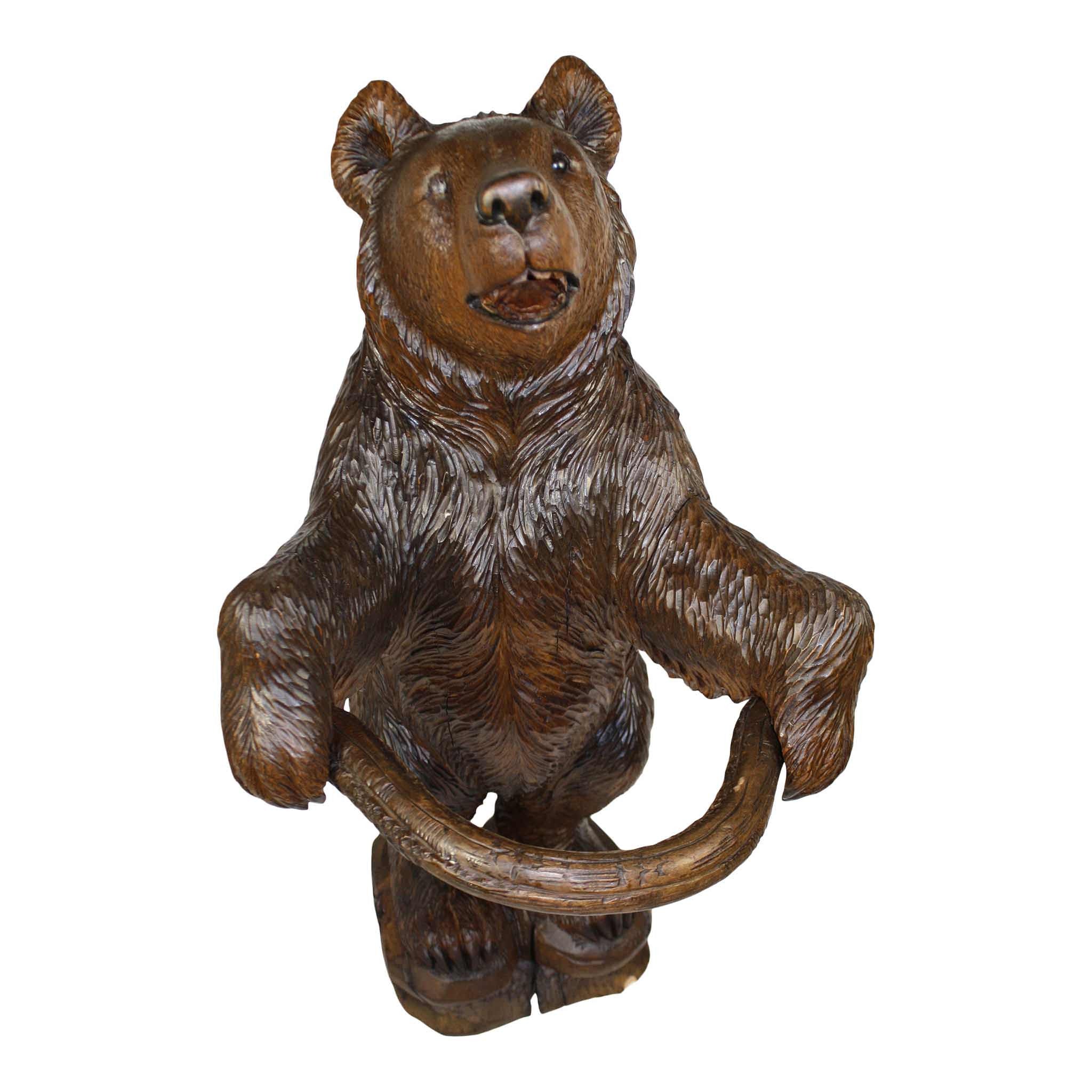 Black Forest Carved Bear - Ski Country Antiques & Home