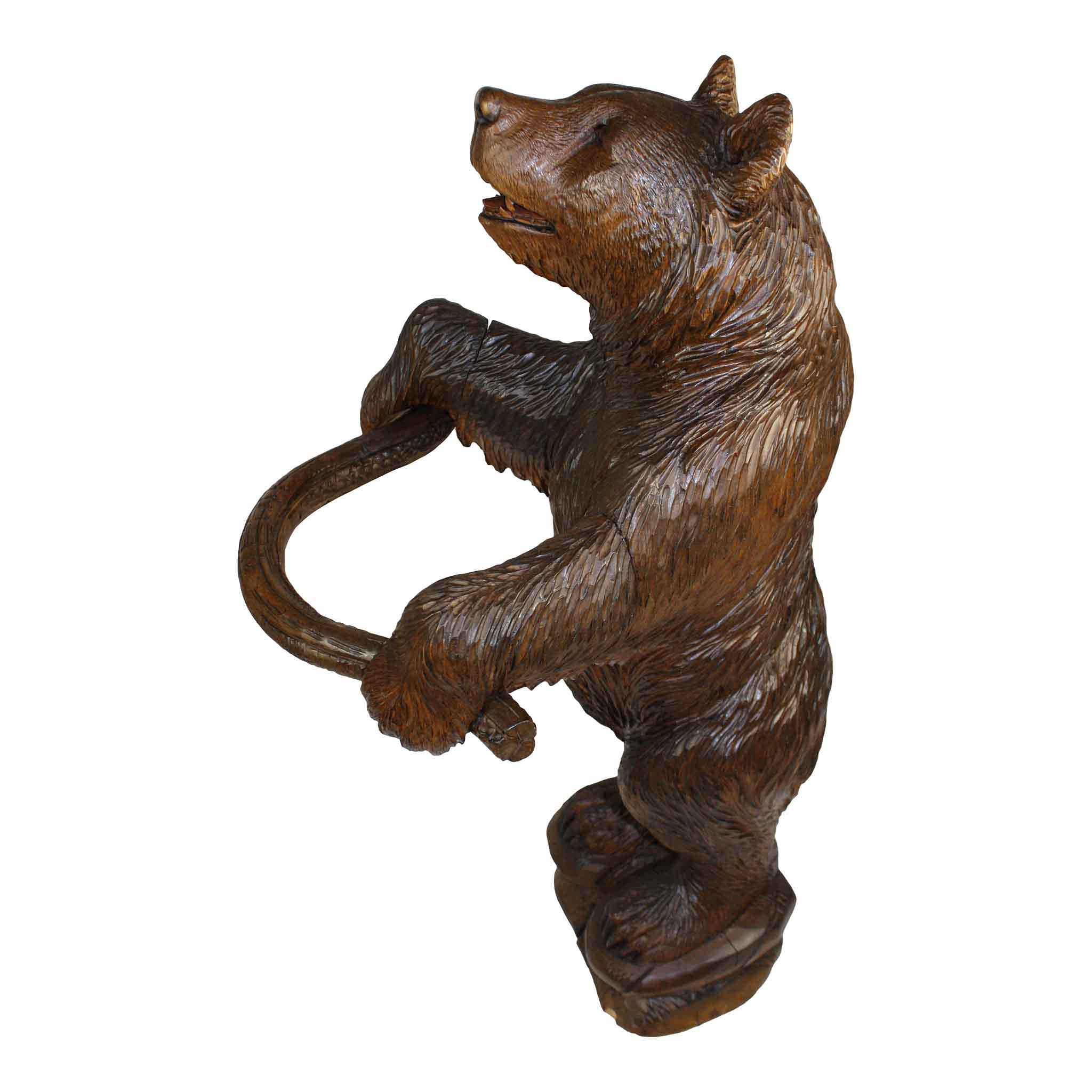 Black Forest Carved Bear