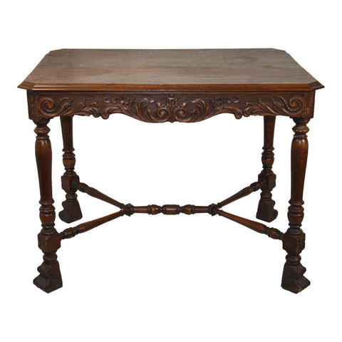 Carved Oak Table
