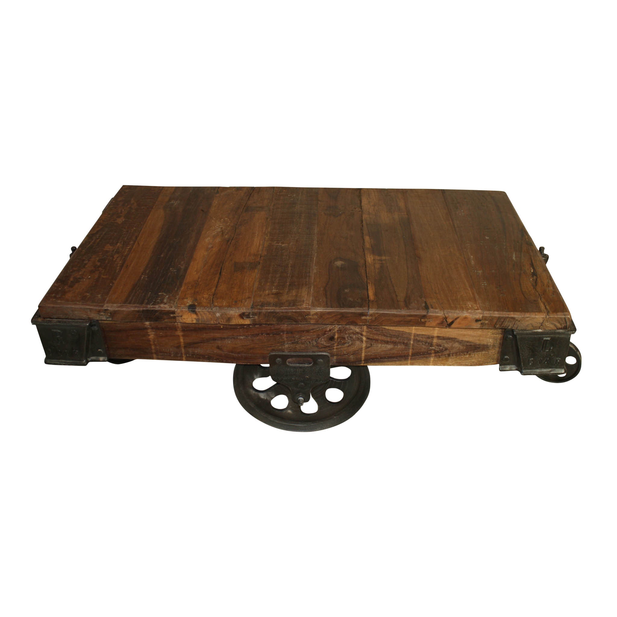 Industrial Trolley Cart Coffee Table