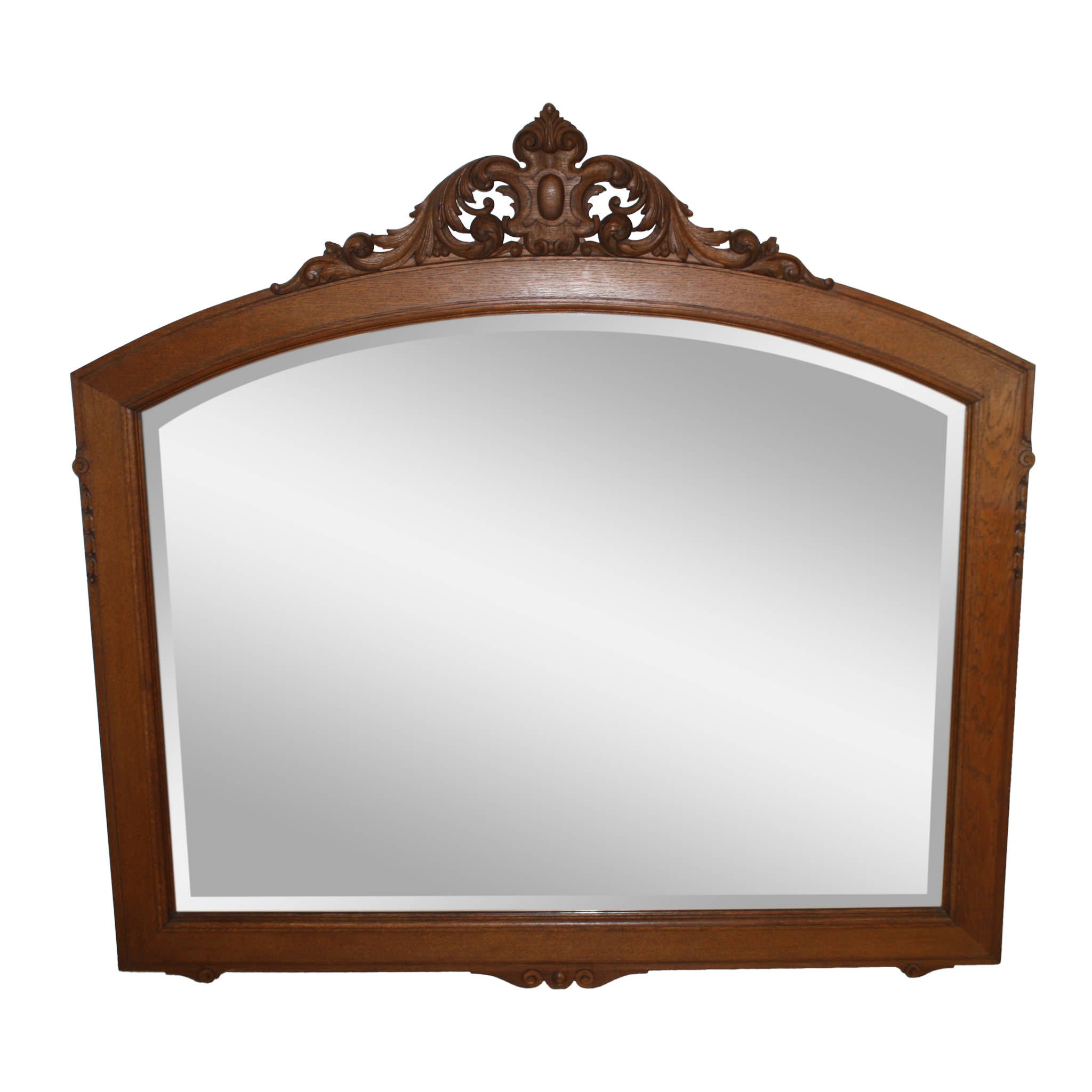 Large Louis XV Oak Mirror