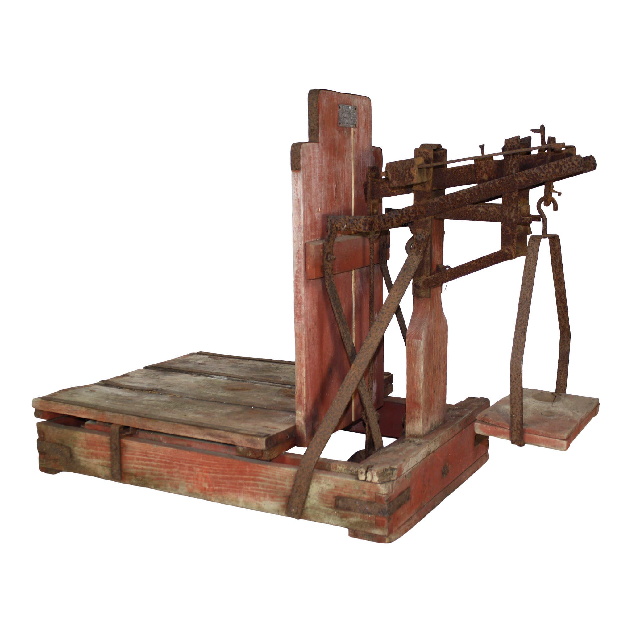 Dutch Platform Scale with Six Weights