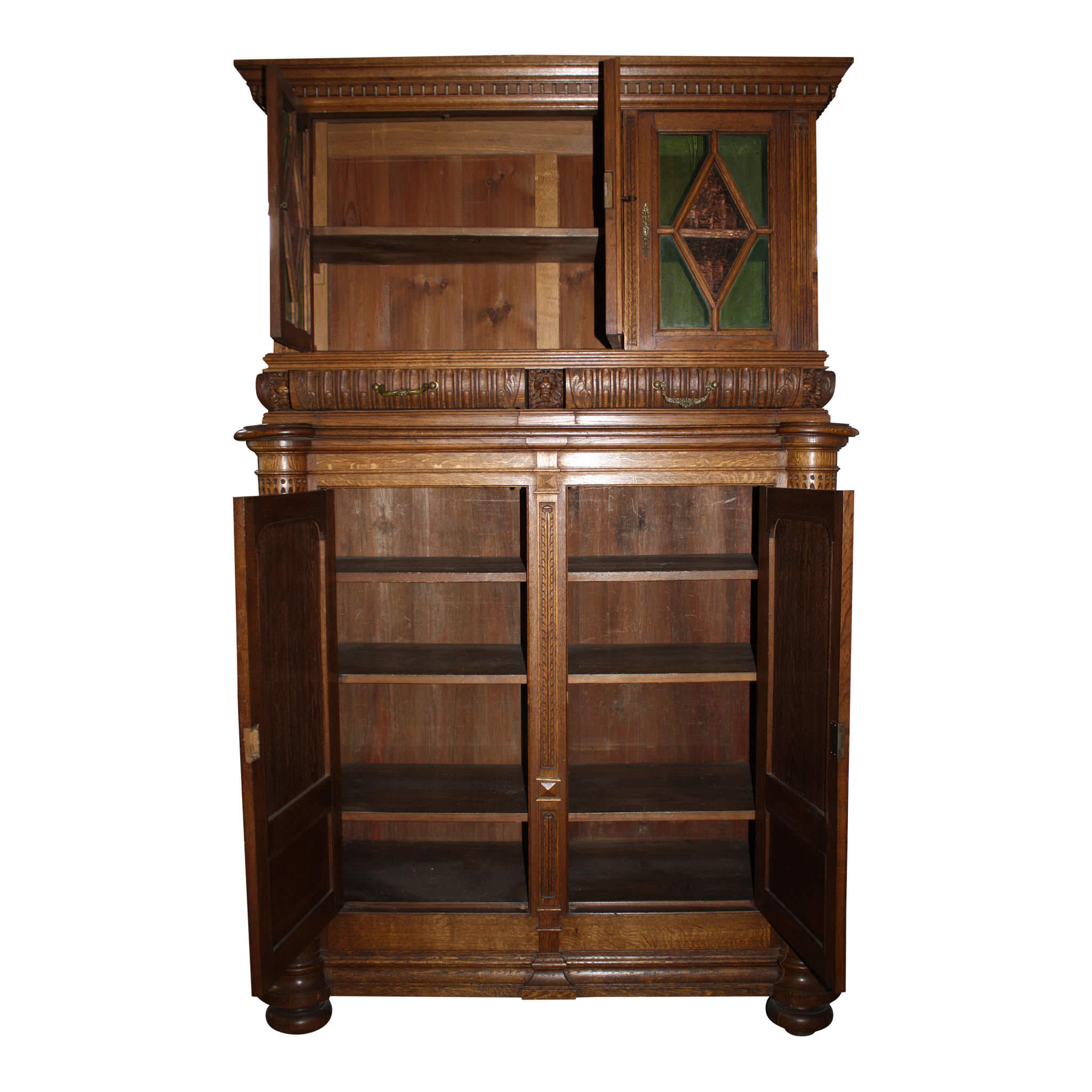 Louis XV Oak Buffet Cabinet