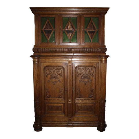 Louis XV Oak Buffet Cabinet