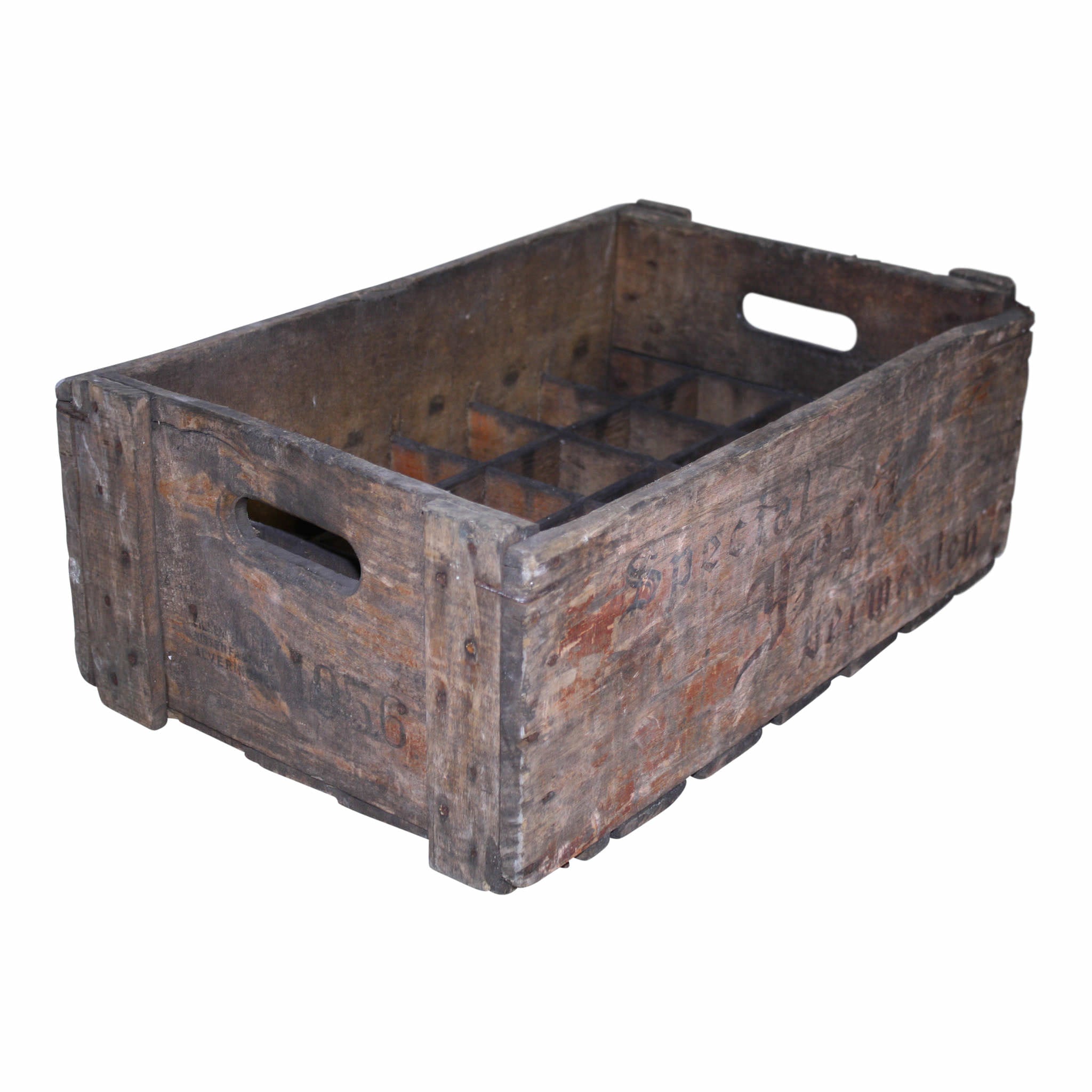 Wooden Bottle Crate