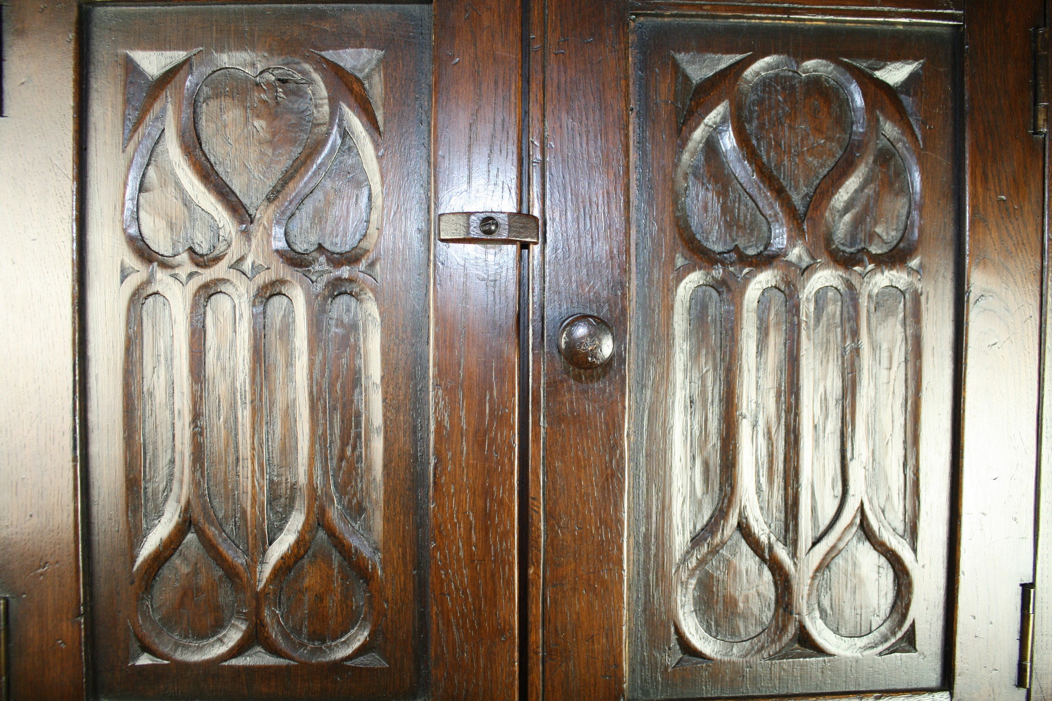 Oak Neo Gothic Cabinet