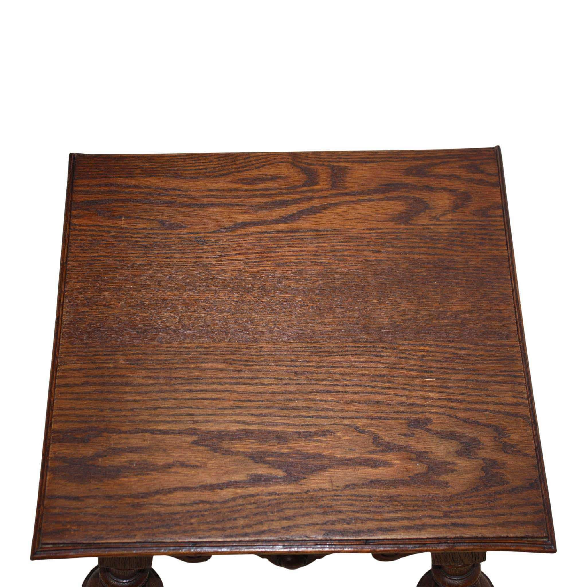 French Oak End Table