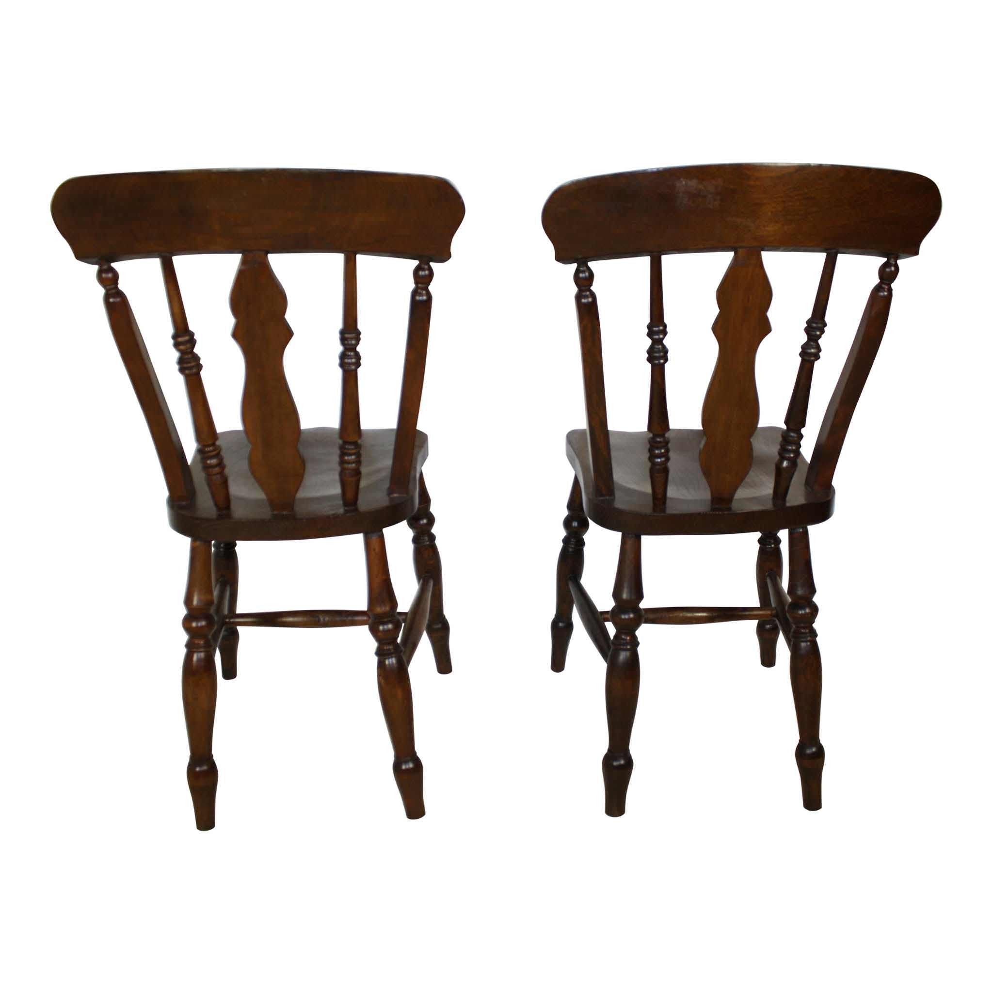 Oak Chairs Set/4