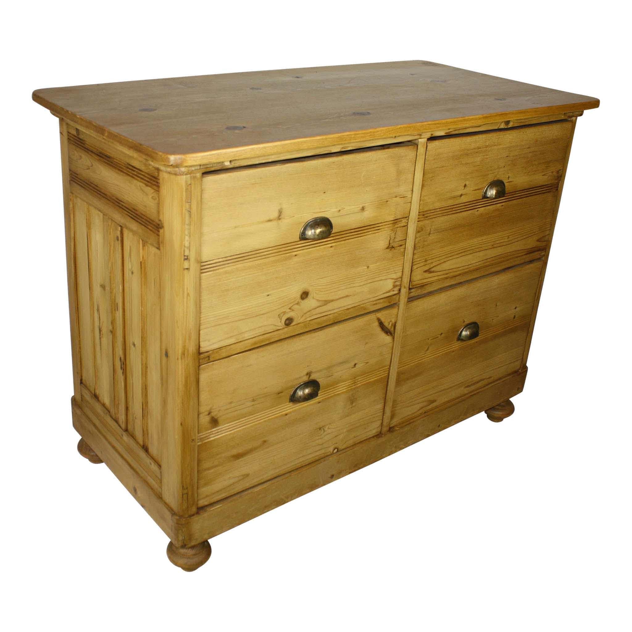 Pine Cabinet with Drawers