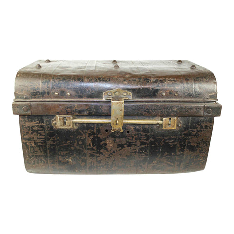 English Steel Luggage Trunk