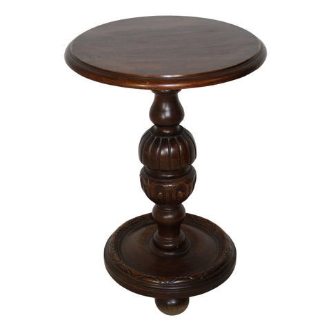 Round Oak Pedestal Table