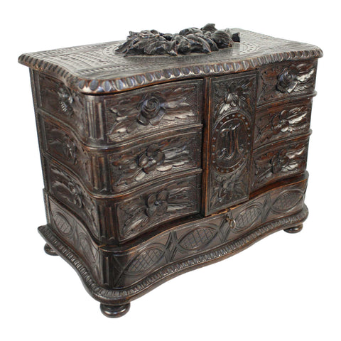 Carved Jewelry Box