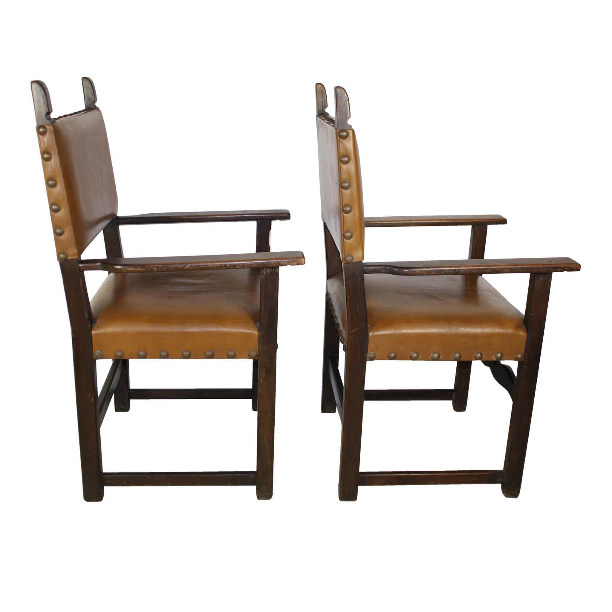 Leather Armchairs Set/2