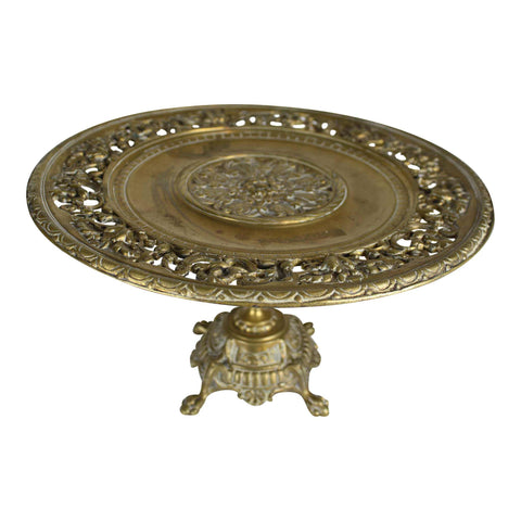 Bronze Pedestal Tray