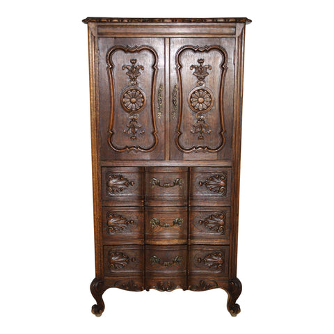 Louis XV Oak Cabinet