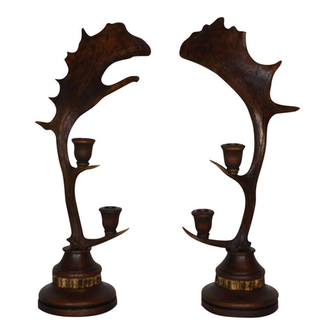 Fallow Deer Candelabra Set/2