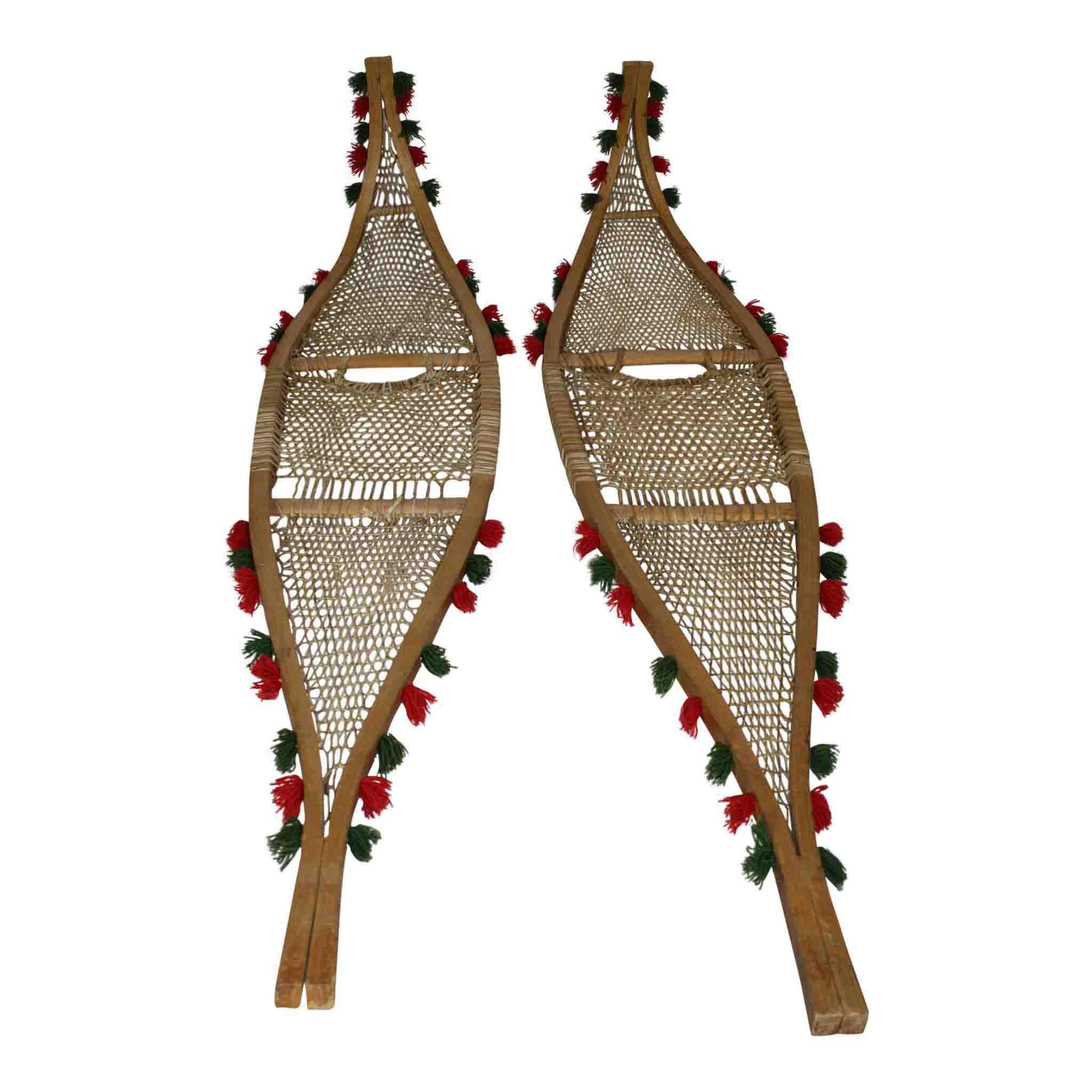 Indian Beaver Tail Snowshoes