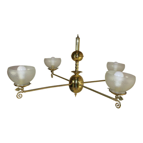 Teller House Four Arm Chandelier