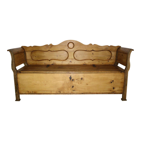 Pine Romanian Bench