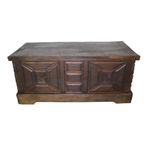 Carved Oak Trunk