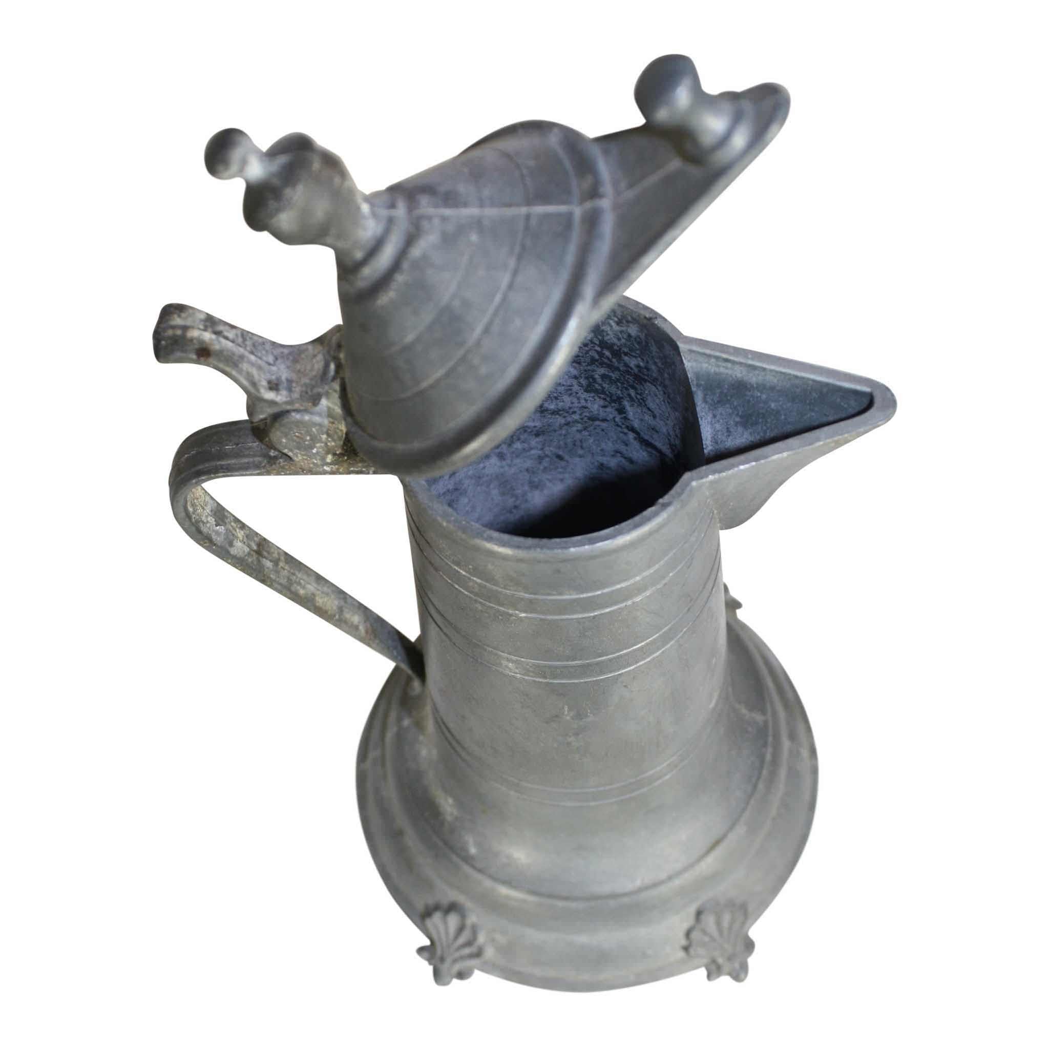 Ornate Pewter Pitcher