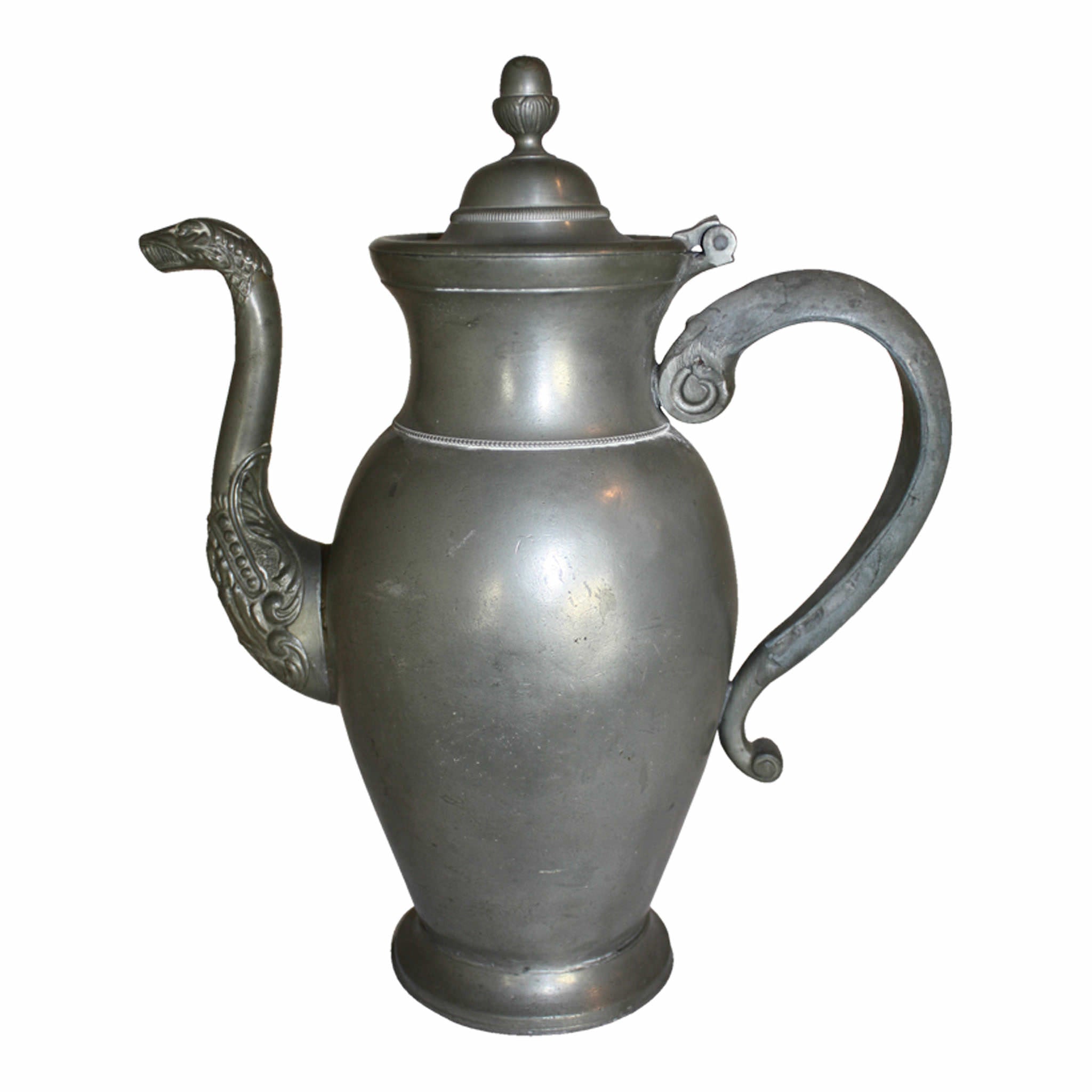 Flemish Pewter Teapot