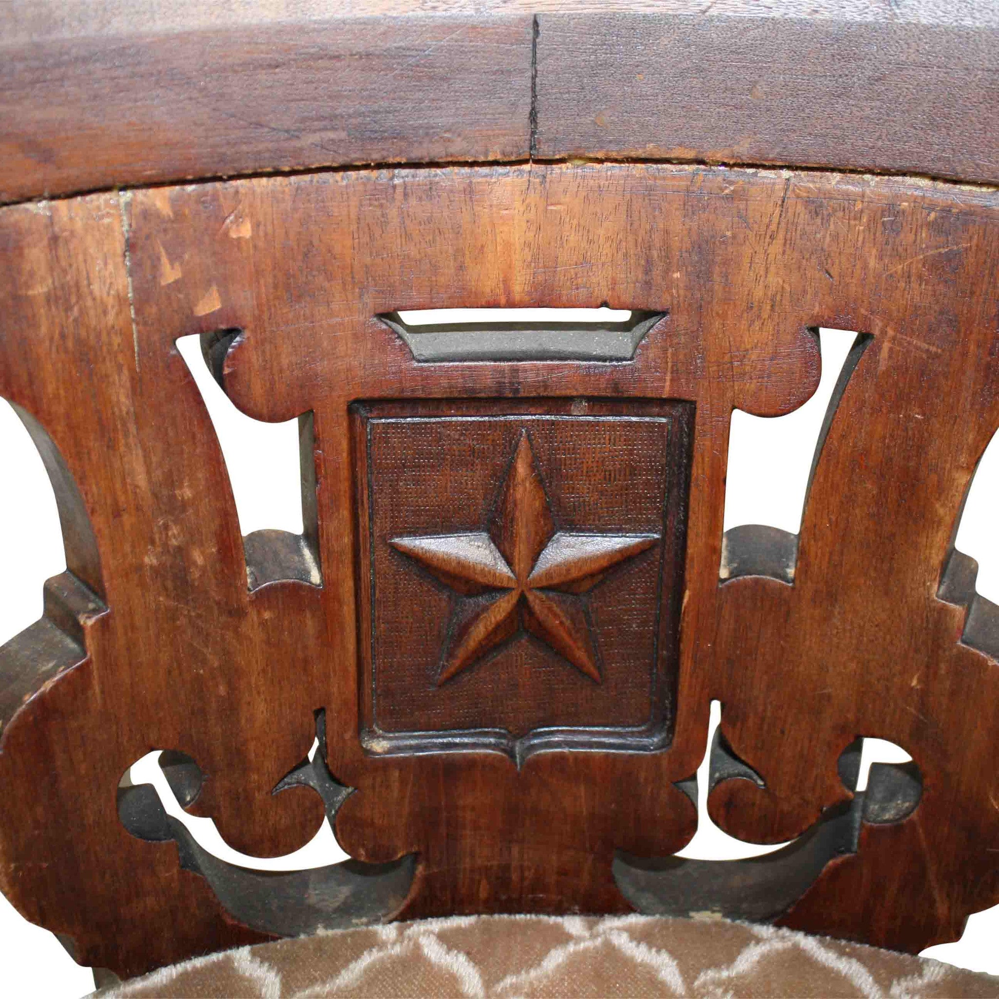 Wood and Cast Iron Captain's Chair