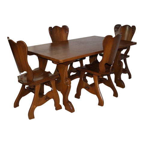 Dining Table and Four Chairs