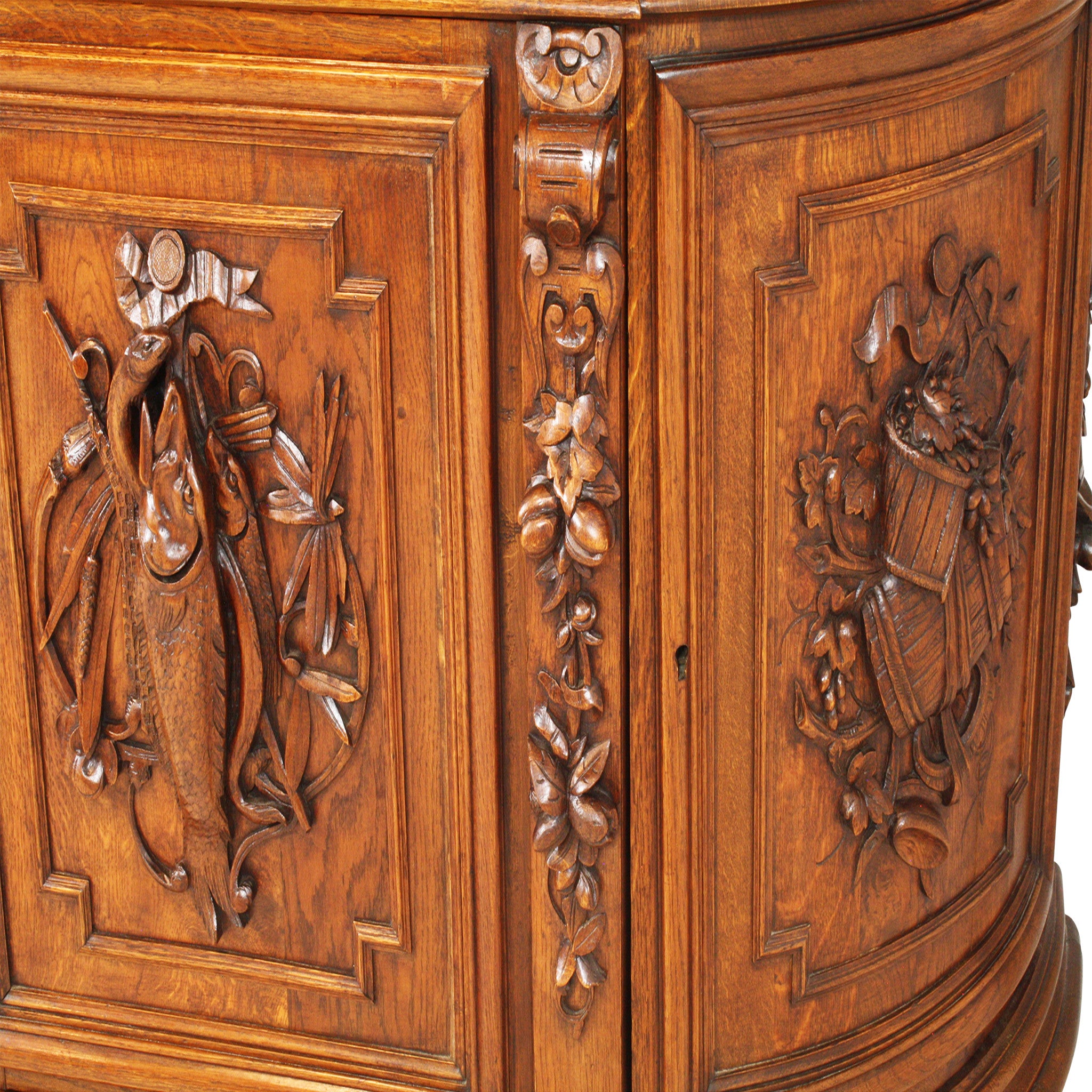 ski-country-antiques - French Hunt Buffet