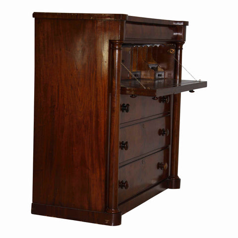 English Mahogany Drop Leaf Desk