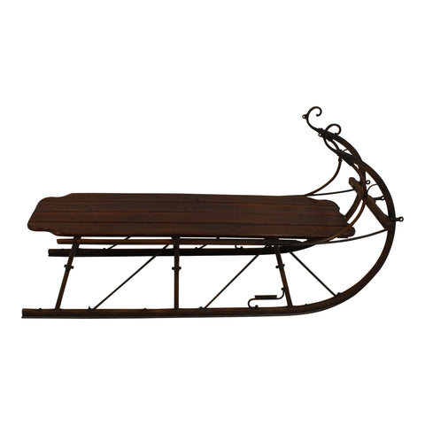 Dark Walnut Sleigh Coffee Table