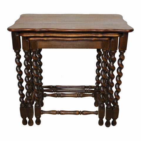 Oak Nesting Tables Set/3