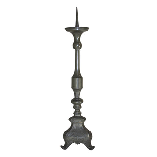 French Pewter Candlestick