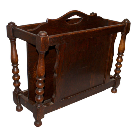 Oak Magazine Rack