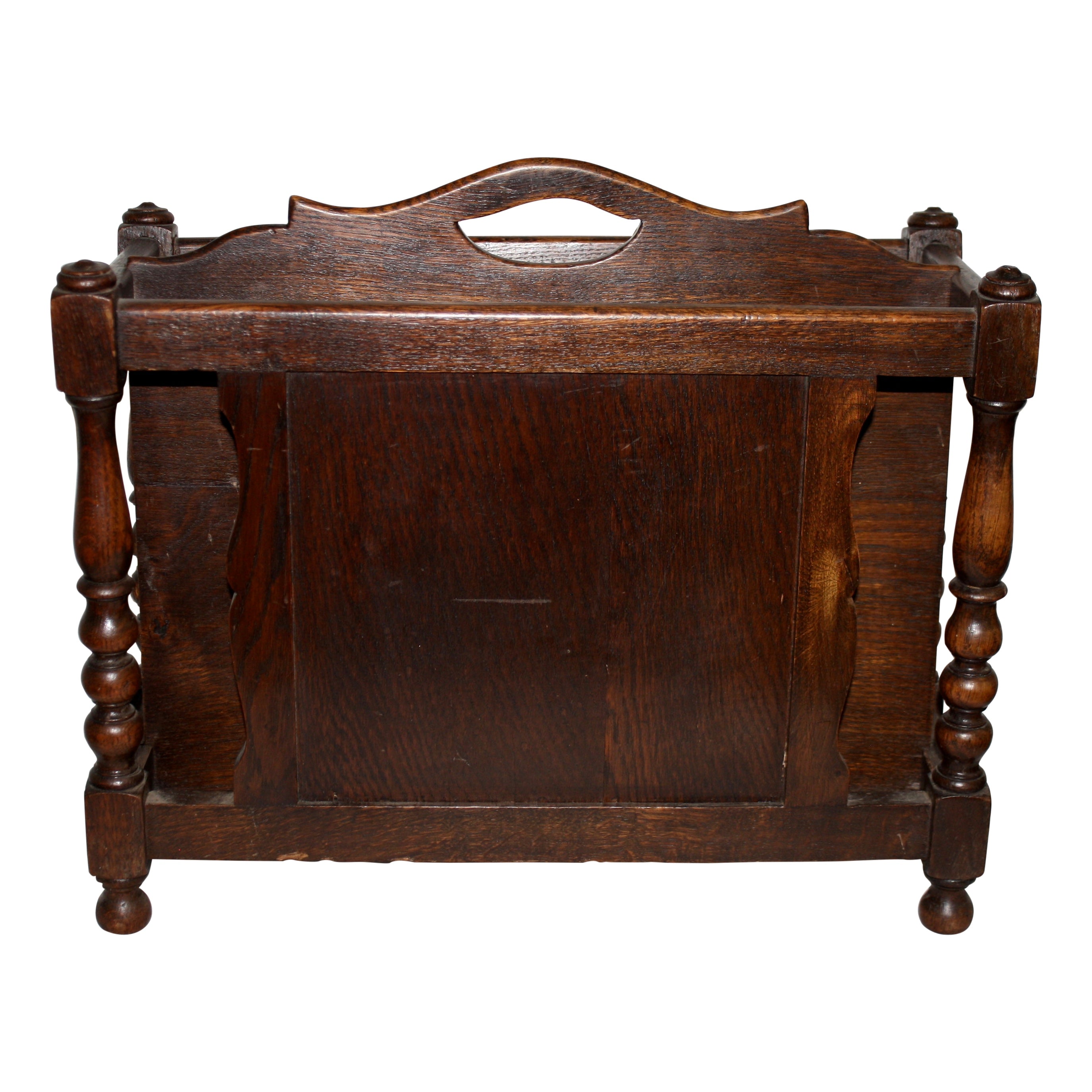 Oak Magazine Rack - Ski Country Antiques & Home