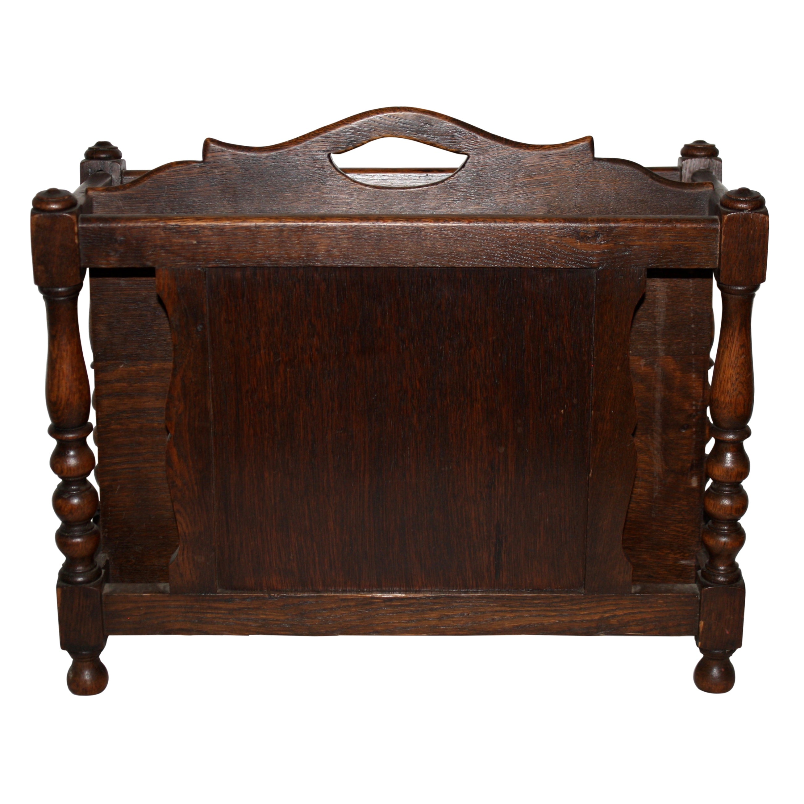 Oak Magazine Rack - Ski Country Antiques & Home