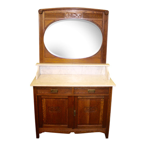 Belgian Marble Vanity Dresser