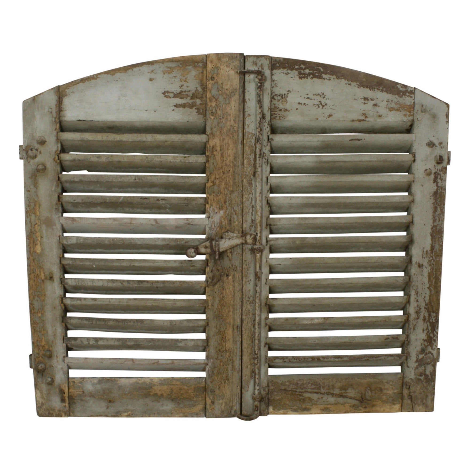 French Blue Shutters, Set of Two