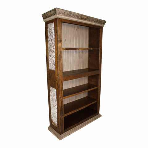 Cowhide Bookcase