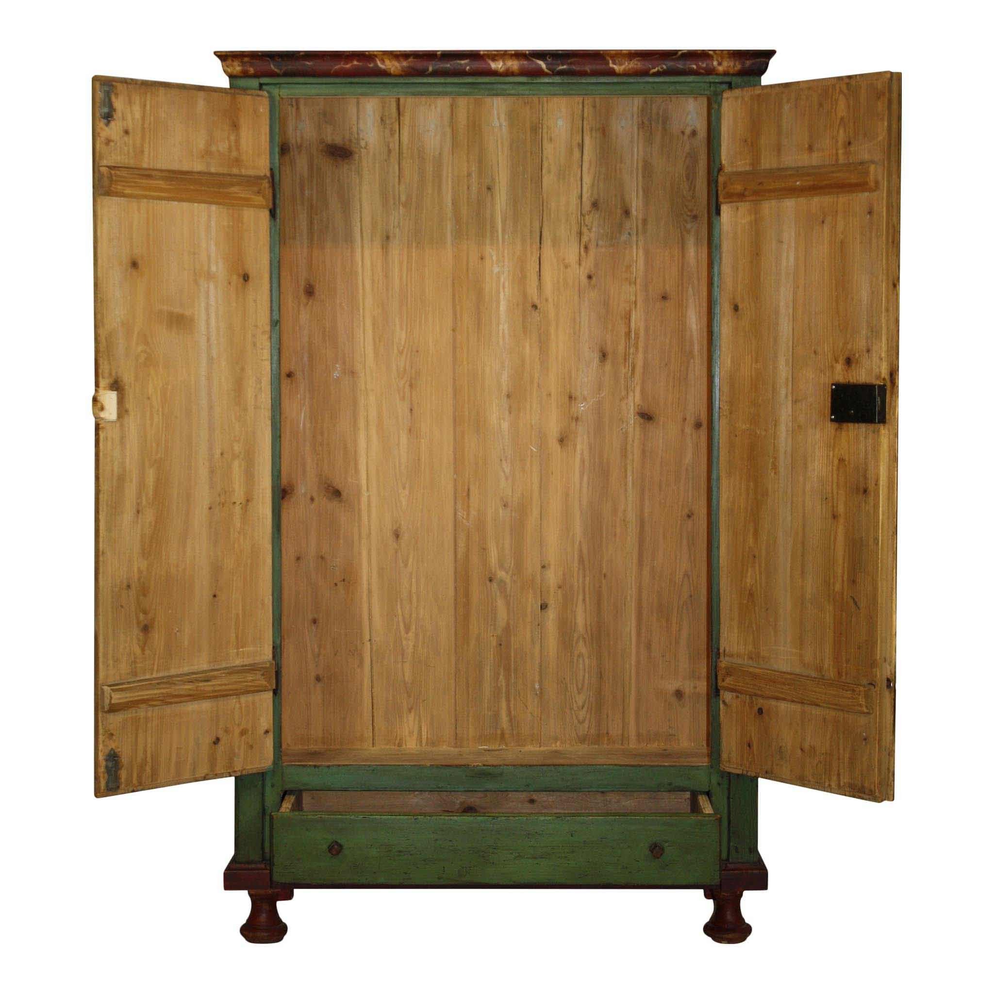 Painted Green Armoire