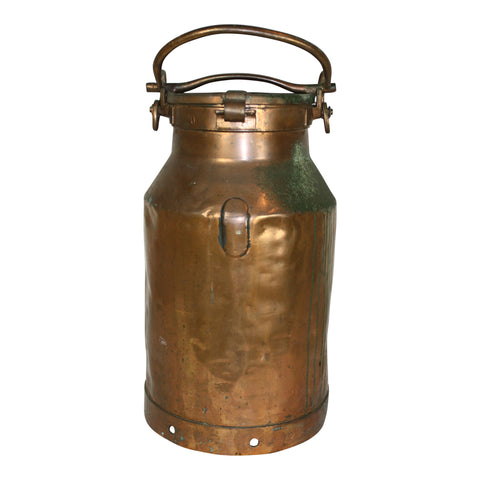 Copper Milk Can
