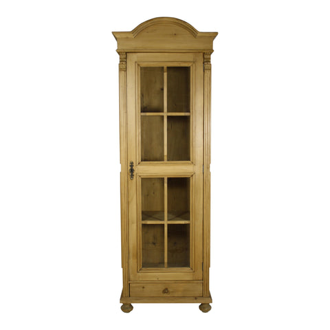 Pine Curio Cabinet